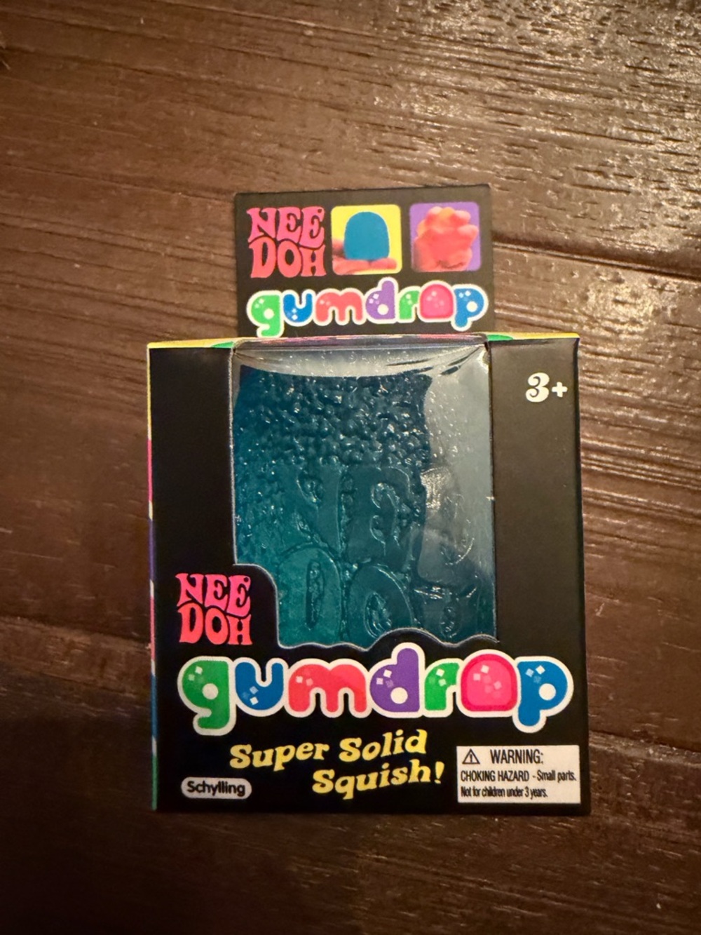 Needoh Gumdrop Super Solid Squish! - Blue